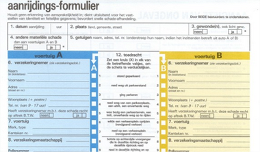 Europees aanrijdingsformulier